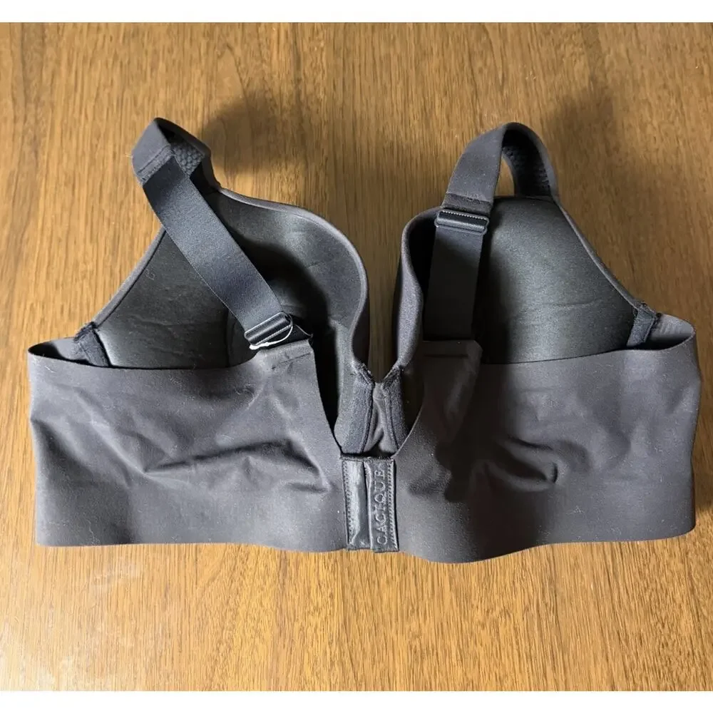 Lane Bryant Cacique Lightly Lined Balconette Bra Womens 42C Black Underwire